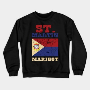 Flag of St Martin Crewneck Sweatshirt